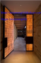 Honey Onyx Backlit Wall Panel 
