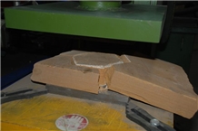 stone stamping machine CP90-20T-B when stamp 5cm sandstone 2013