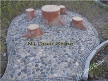 pebble path-garden landscaping 