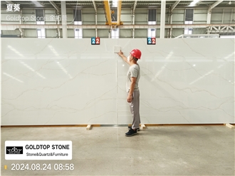 5061 Flowing Wave  Quartz Slabs