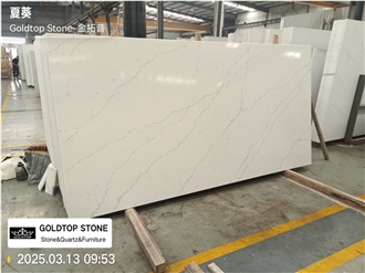 Luxury Venatino Statuario  Quartz Slabs