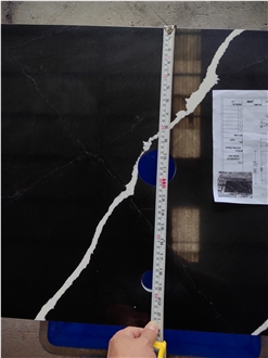 Nero Statuary Black Quartz Slabs