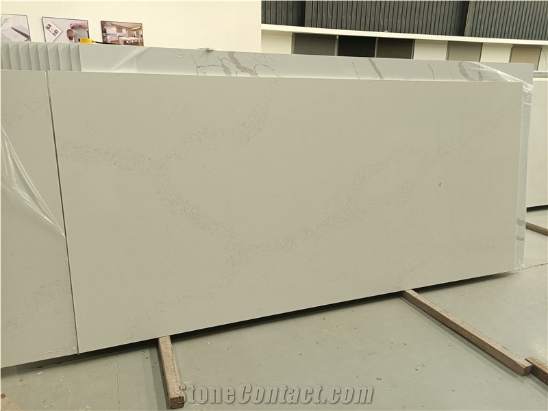 5131 Calacatta Nuvo Quartz Slabs from China