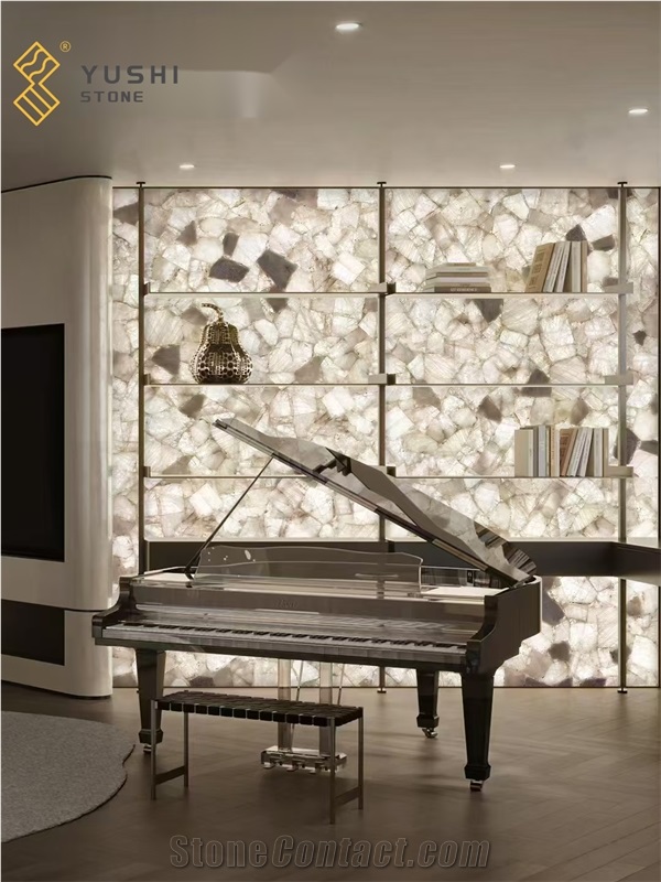 Hot Sale Gemstone Agate Semiprecious Stone Wall Panels