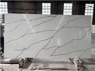 Quartz Slab Artificial Stone Slabs Hot Sale Pattern 6201