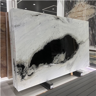 Panda White Marble Slabs