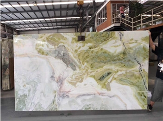 Landscape Painting Marble Slabs