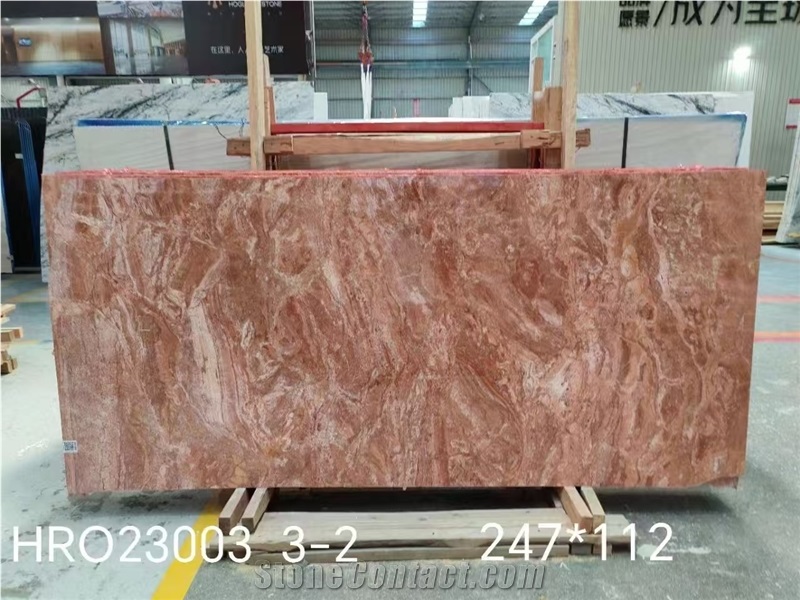 GOLDTOP 2025 New Product Milan Red Marble Slabs
