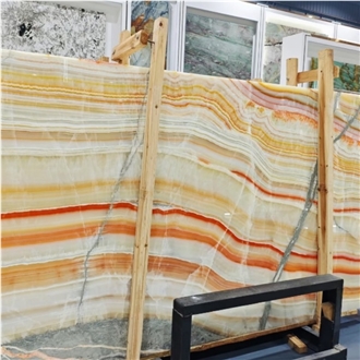 Rainbow Onyx Floor Tile