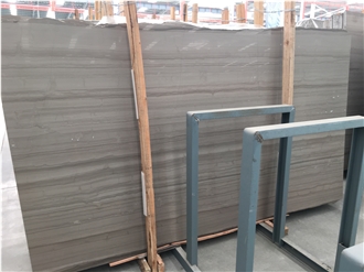 Athens Grey Wood Vein Marble Slabs