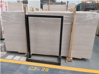 Beige Wood Marble Slabs