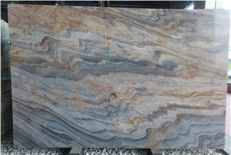 Roman Impression Brown Marble Slabs