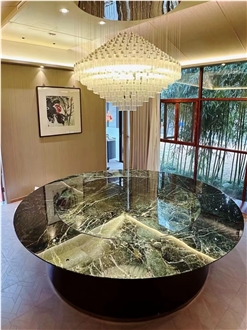Solid Classic Light Travertine Table
