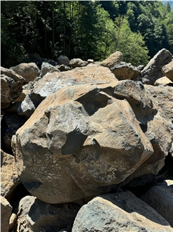 Black Porphyry Blocks, Porphyry Boulders