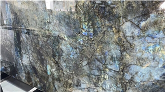 Blue Labradorite Granite Slabs Effect Unique Luster