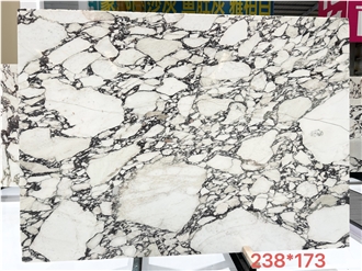 Calacatta Viola Marble Slabs Pure White With Violet Veins