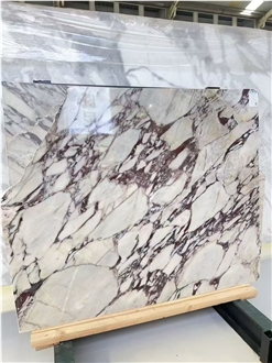 Calacatta Viola Marble Slabs Smooth Texture Modern Aesthetic