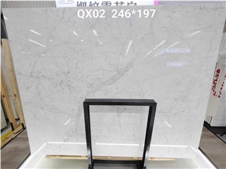 Carrara White Marble Thin Slab Tiles Pure White