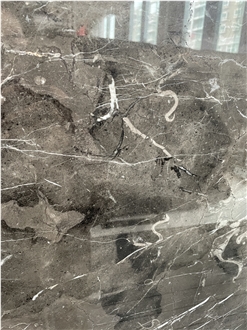 China Emperador Marble Slabs Rich Veins Luxuriant Design