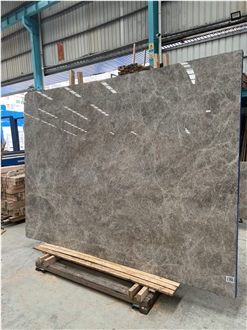 Silver Galaxy Marble Slab Elegant Pattern Graceful Veins