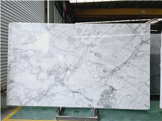 Super White Quartzite Slabs Polished Bright  Appeal