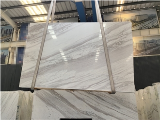 Volakas Nature White Marble Slab Tiles Interior Wall