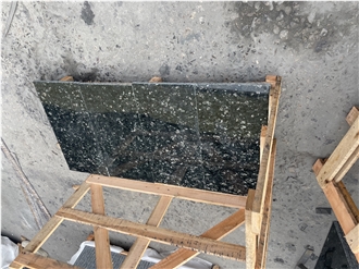 Polished New Emerald Pearl Granite Slabs