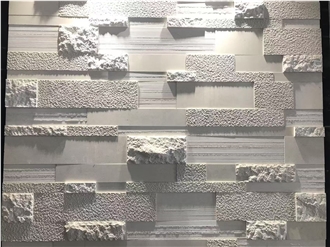 Multi-Stacking Pattern Limestone Wall Cladding Veneer