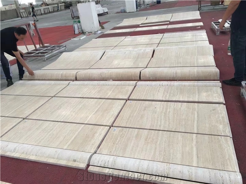 Italy Romano Travertine Floors/Walls Volume Orders Slabs