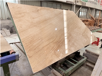 Daino Beige Polished Breccia Sarda Marble Slabs