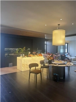 Luxury Natural Backlit Translucent Onyx Countertop