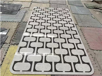 Complex Craftsmanship Marble Waterjet Medallions Pattern