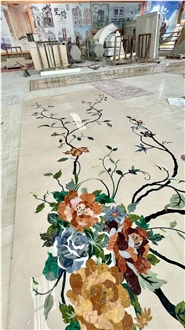 Marble Waterjet Cut Inlay Modeling Waterjet Medallions