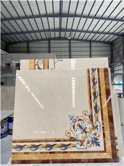 Natural Marble Waterjet Medallions Factory In China
