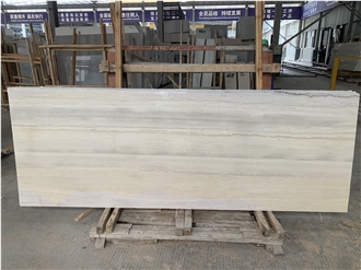 China Ginkgo Wood Grain Marble Polished Slabs Tiles