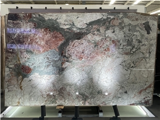Four Season Pink Marble Slabs For Luxury Home