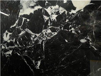 Turkey Polished Napoleon Bvlgari Black Marble Slabs