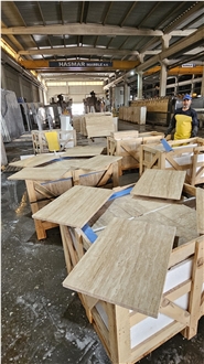 Light Travertine Tiles And Slabs