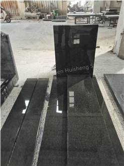 Black Granite  Single Gravestone