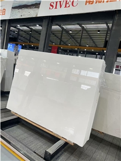 High Quality Elegant Sivec White Marble Slabs