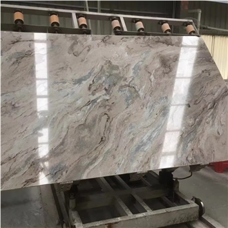 Popular Coffee Sand Marble Slabs For Wall Design