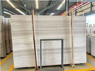 Popular Marble Good Quality White Wooden Marble Slabs