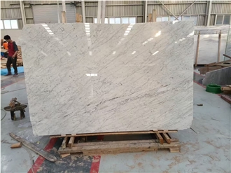 Statuario Marble Slabs Polished