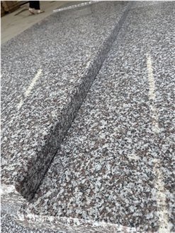 China Old G664 Polished Red  Granite Double Tombstone