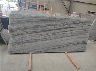 China Viskont White Landscape Granite  Slabs