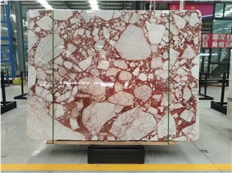 High Quality  Calacatta Red Marble Slabs-Polished