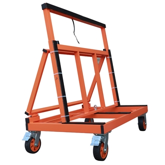 Glass Sheets Transport Cart Foldable Stone Slab Trolley