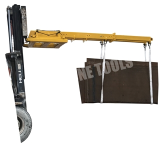 Heavy Duty Double Steel Forklift Boom Lifting Equipment