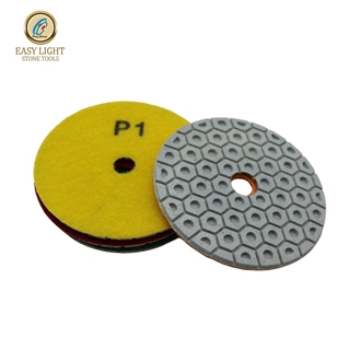 4 Inch Honeycomb Diamond Wet Polishing Pad
