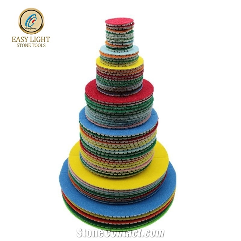 Flexible Diamond Polishing Pads For Stone Wet Polishing